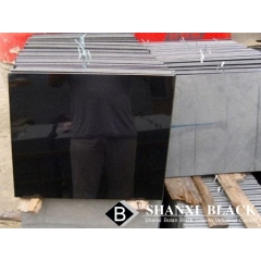 Polished Absolute Black Granite Tiles