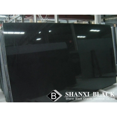 Absolute black granite slabs polished