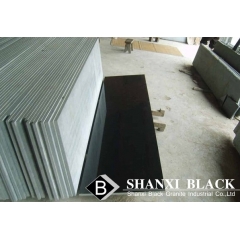 Absolute black granite slabs half