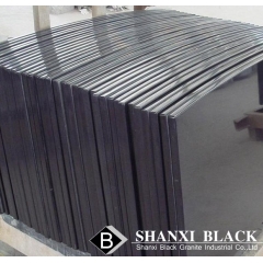 black granite slabs polished finish