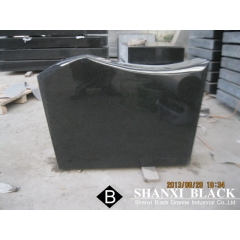 headstone shanxi black granite polished