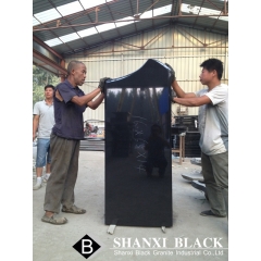 shanxi black granite monument tombstone