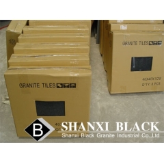 absolute black granite tile 40x40x10mm