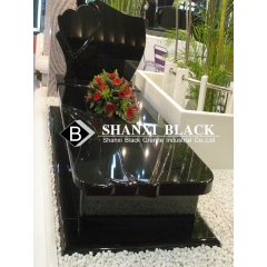 Shanxi Black Granite Tombstone Monuments